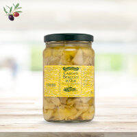 Artischockenecken in Öl,  im Glas, 1600 Gramm